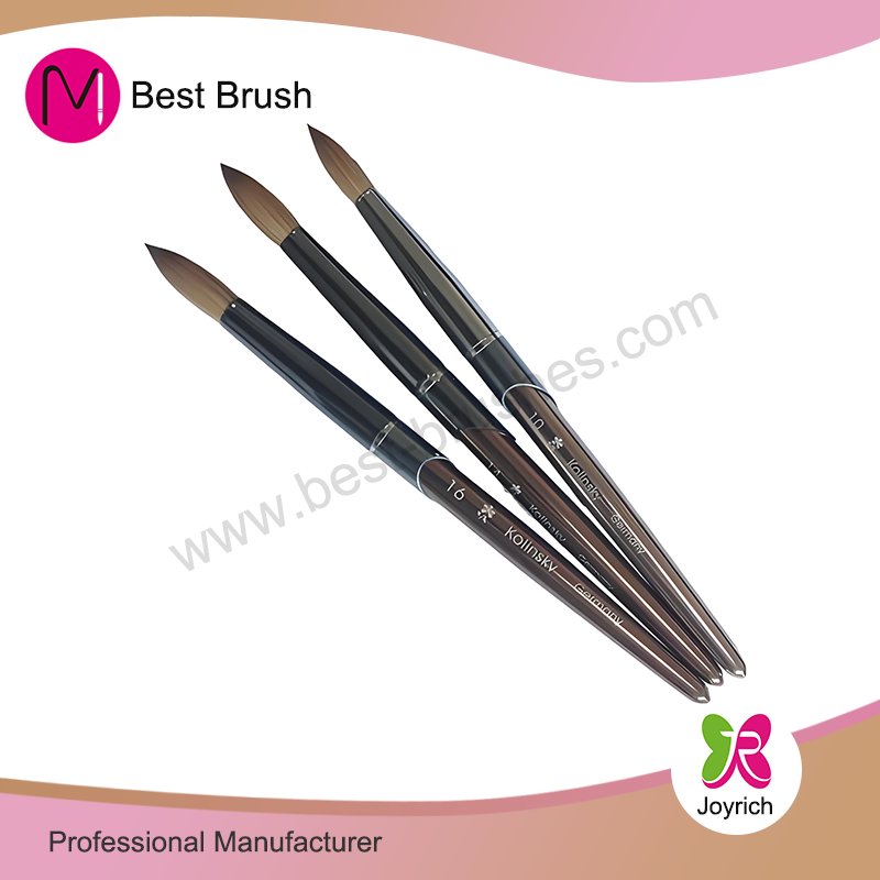 Coffee Metal Kolinsky Acrylic Kuku Berus